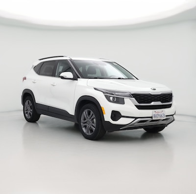 White 2021 Kia Seltos S