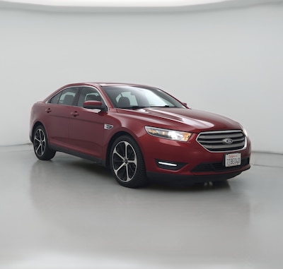 Red 2016 Ford Taurus SEL
