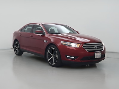Red 2016 Ford Taurus SEL