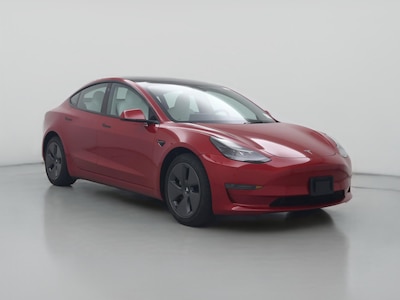 Red 2023 Tesla Model 3
