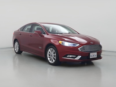 Red 2017 Ford Fusion Energi SE