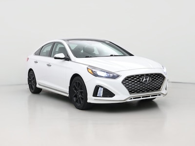 White 2019 Hyundai Sonata Limited