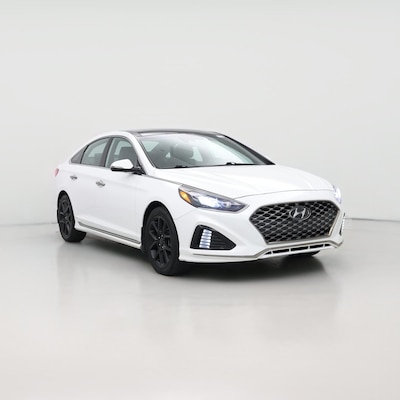 White 2019 Hyundai Sonata Limited