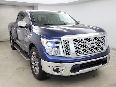 Blue 2017 Nissan Titan SL