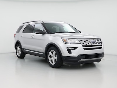 Silver 2019 Ford Explorer XLT