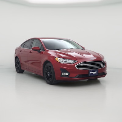 Red 2020 Ford Fusion SE