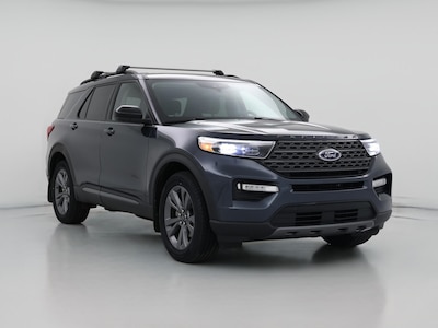 Blue 2022 Ford Explorer XLT