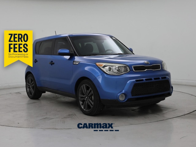 Blue 2015 Kia Soul Wagon Front-Wheel Drive Automatic