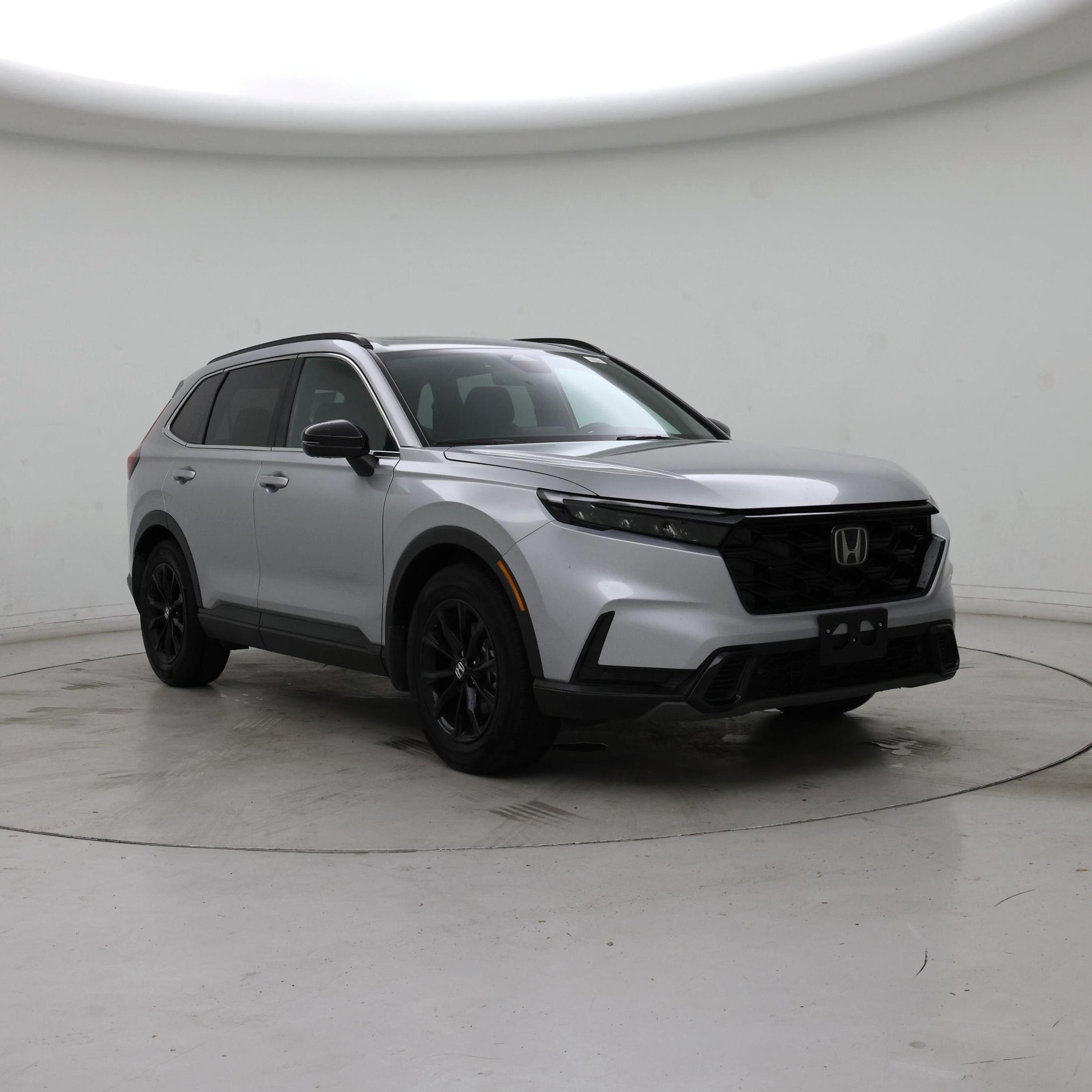 Silver 2025 Honda CR-V Hybrid Sport-L FWD SUV / Crossover Front-Wheel Drive Automatic