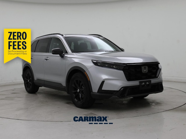 Silver 2025 Honda CR-V Hybrid Sport-L FWD SUV / Crossover Front-Wheel Drive Automatic