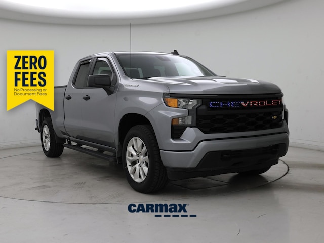 Silver 2023 Chevrolet Silverado 1500 Pickup Truck Four-Wheel Drive Automatic