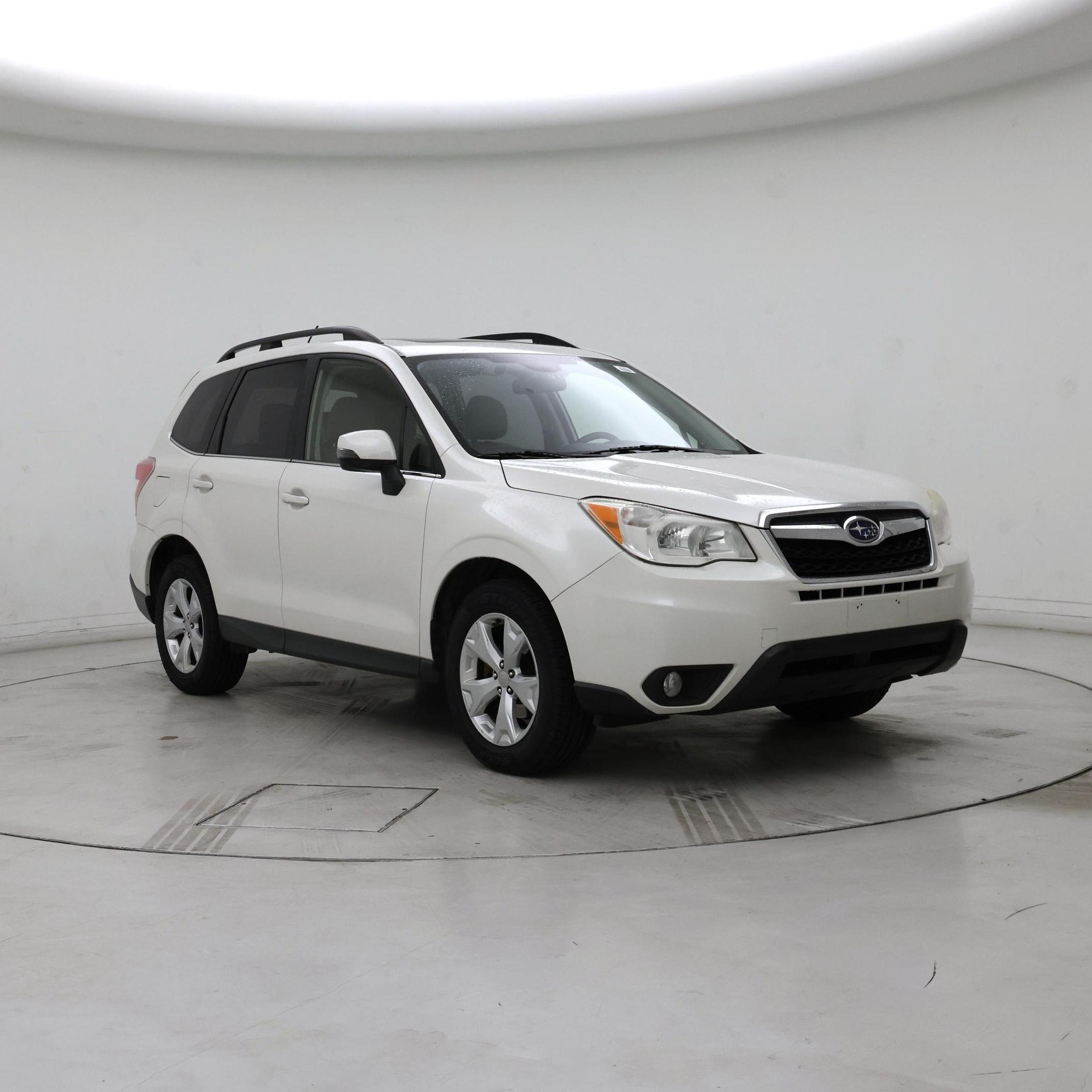 White 2014 Subaru Forester SUV / Crossover All-Wheel Drive Automatic