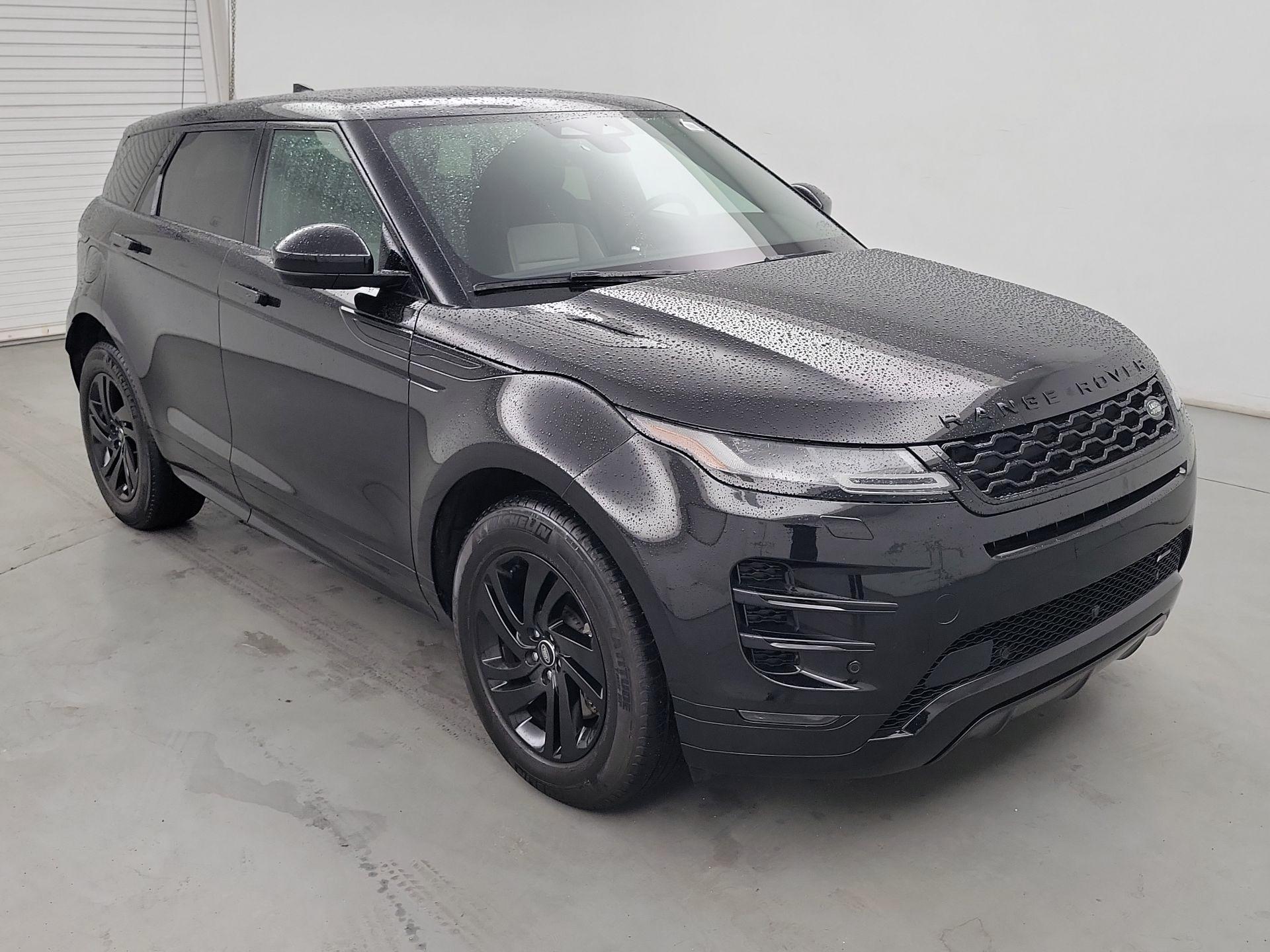 Black 2022 Land Rover Range Rover Evoque SUV / Crossover All-Wheel Drive Automatic