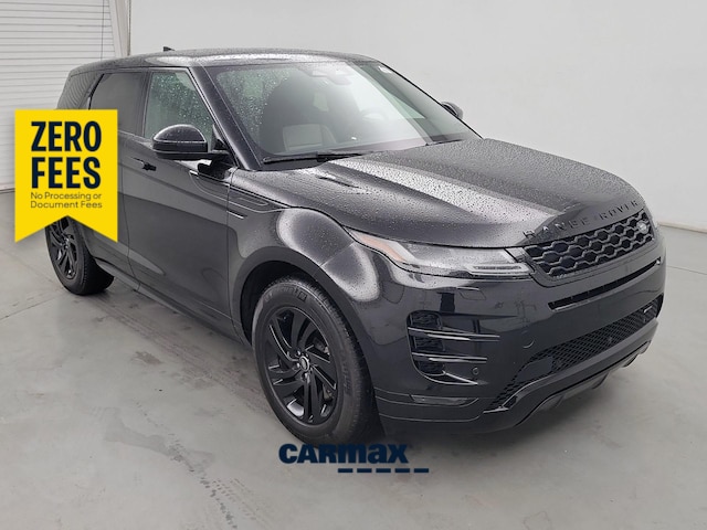 Black 2022 Land Rover Range Rover Evoque SUV / Crossover All-Wheel Drive Automatic
