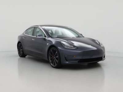 Gray 2020 Tesla Model 3 Performance