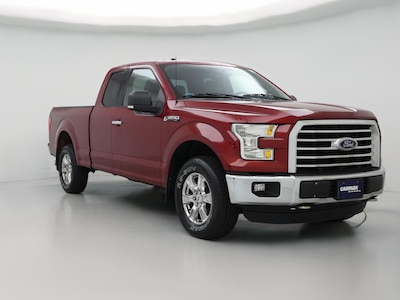 Red 2015 Ford F150 XLT