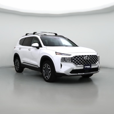 White 2022 Hyundai Santa Fe Hybrid SEL Premium