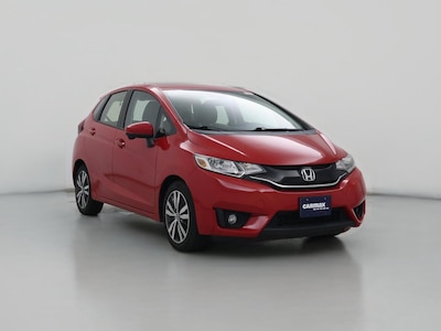 Red 2017 Honda Fit EX