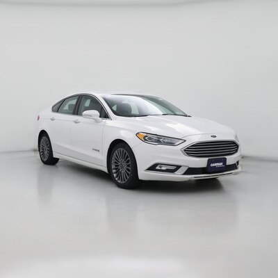 White 2018 Ford Fusion Hybrid Titanium