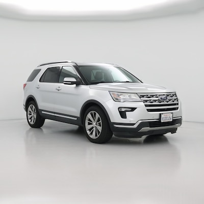 Silver 2018 Ford Explorer Limited
