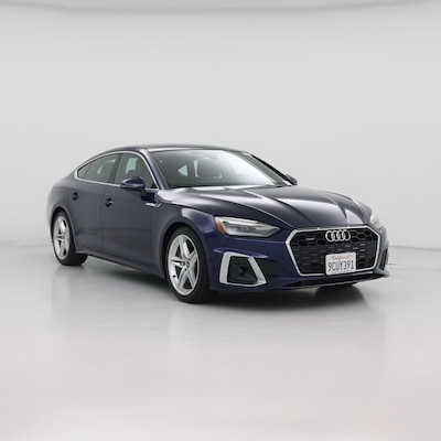 Blue 2022 Audi A5 Sportback S-Line Premium