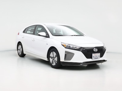 White 2019 Hyundai Ioniq Hybrid Blue
