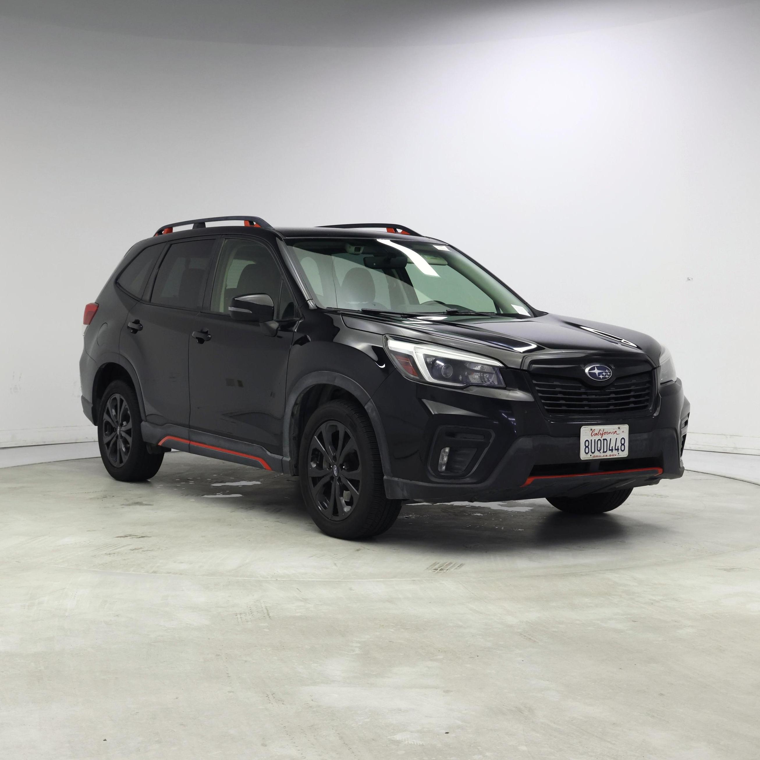 Black 2021 Subaru Forester Sport Crossover AWD SUV / Crossover All-Wheel Drive Automatic