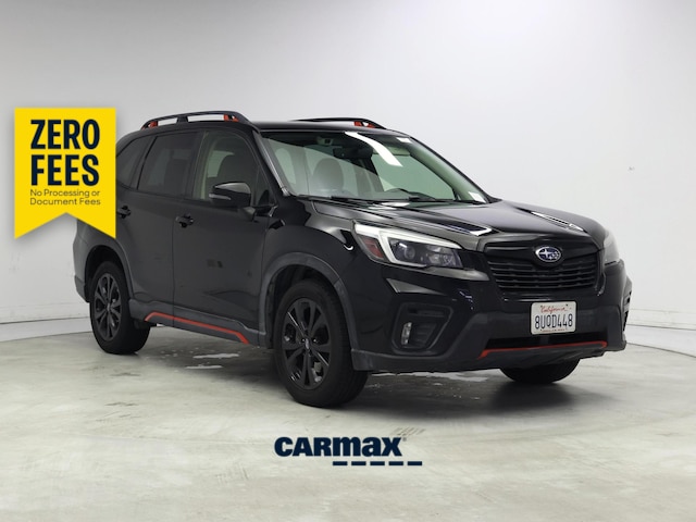 Black 2021 Subaru Forester Sport Crossover AWD SUV / Crossover All-Wheel Drive Automatic