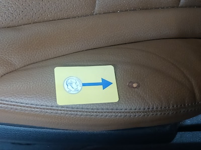 Driver Seat  Cosmetic Imperfection