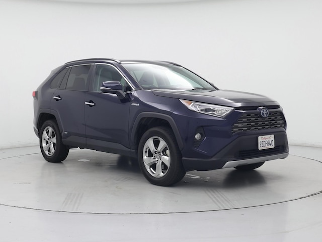 Blue 2020 Toyota RAV4 Hybrid Limited AWD SUV / Crossover All-Wheel Drive Automatic