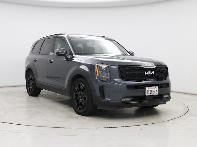 Gray 2022 Kia Telluride SX AWD SUV / Crossover All-Wheel Drive Automatic