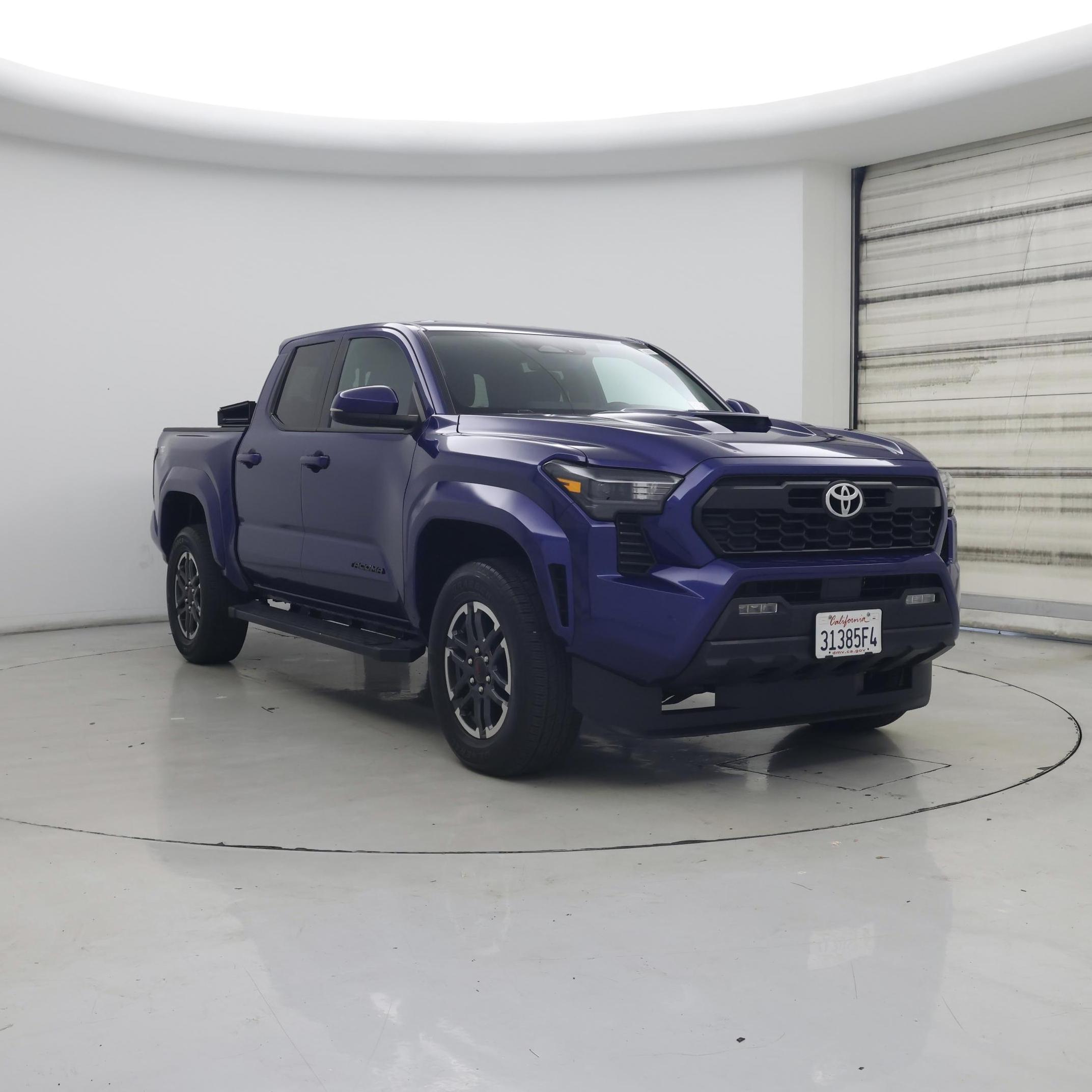 Blue 2025 Toyota Tacoma TRD Sport Double Cab 4WD Pickup Truck Four-Wheel Drive Automatic