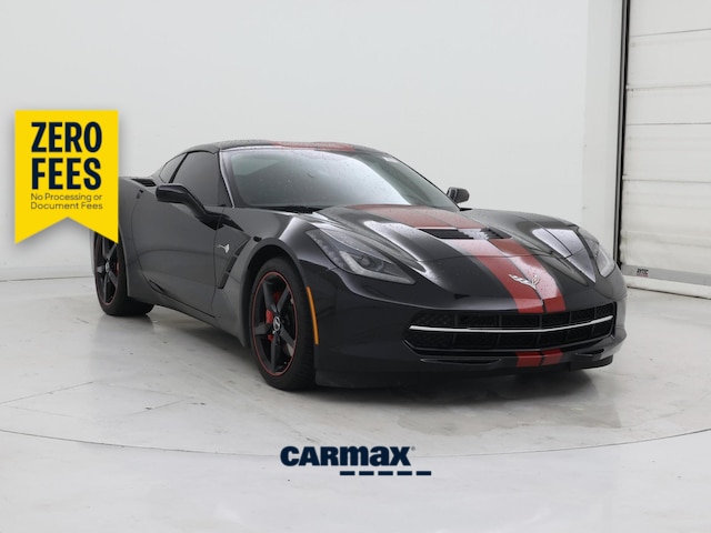 Black 2015 Chevrolet Corvette Coupe Rear-Wheel Drive Manual