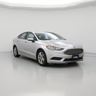 Silver 2018 Ford Fusion Hybrid SE