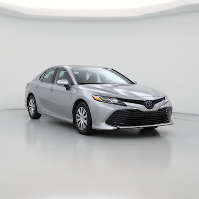 Silver 2019 Toyota Camry Hybrid LE