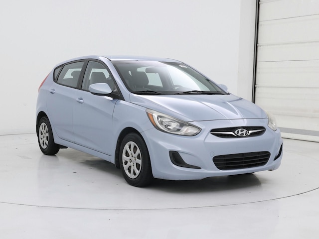 Blue 2014 Hyundai Accent GS 4-Door Hatchback FWD Hatchback Front-Wheel Drive Automatic