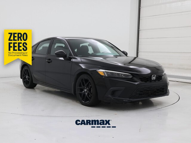 Black 2022 Honda Civic Hatchback Hatchback Front-Wheel Drive Automatic