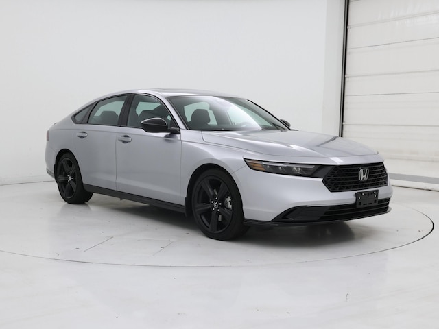 Gray 2025 Honda Accord Hybrid Sport-L FWD Sedan Front-Wheel Drive Automatic