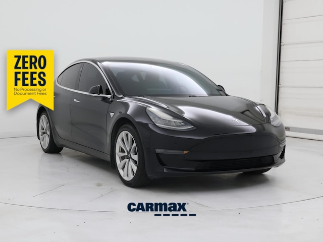 Black 2019 Tesla Model 3 Sedan Rear-Wheel Drive Automatic