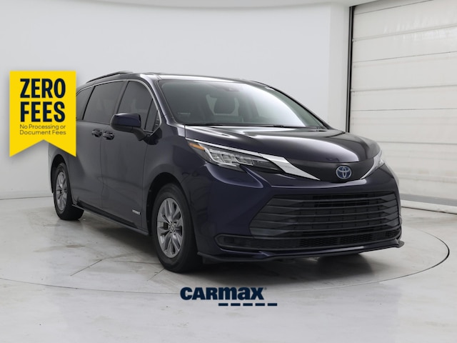 Blue 2021 Toyota Sienna Minivan All-Wheel Drive Automatic