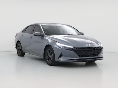Gray 2023 Hyundai Elantra Hybrid Blue