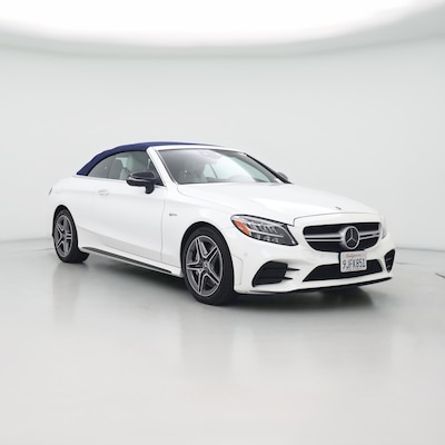 White 2023 Mercedes-Benz C43 AMG