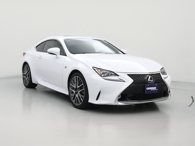 White 2015 Lexus RC 350