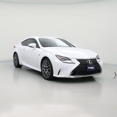 White 2015 Lexus RC 350