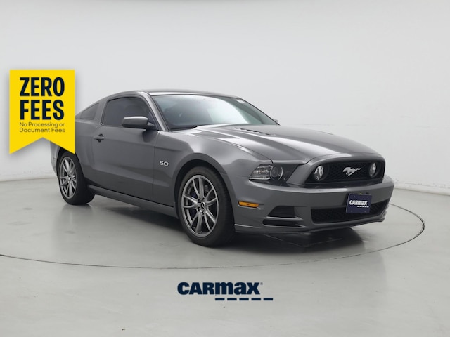 Gray 2014 Ford Mustang GT Premium Coupe RWD Coupe Rear-Wheel Drive Manual