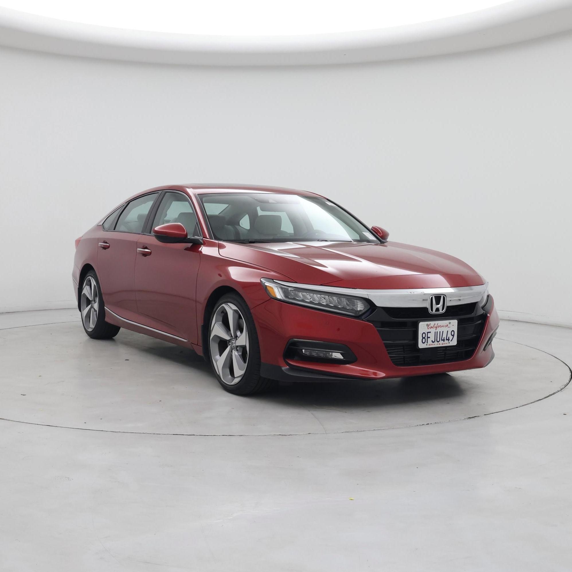 Red 2018 Honda Accord Sedan Front-Wheel Drive Automatic
