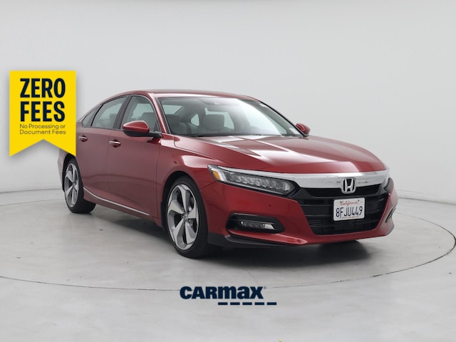 Red 2018 Honda Accord Sedan Front-Wheel Drive Automatic