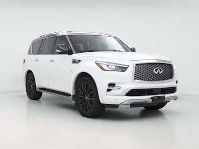 White 2019 Infiniti QX80 Limited