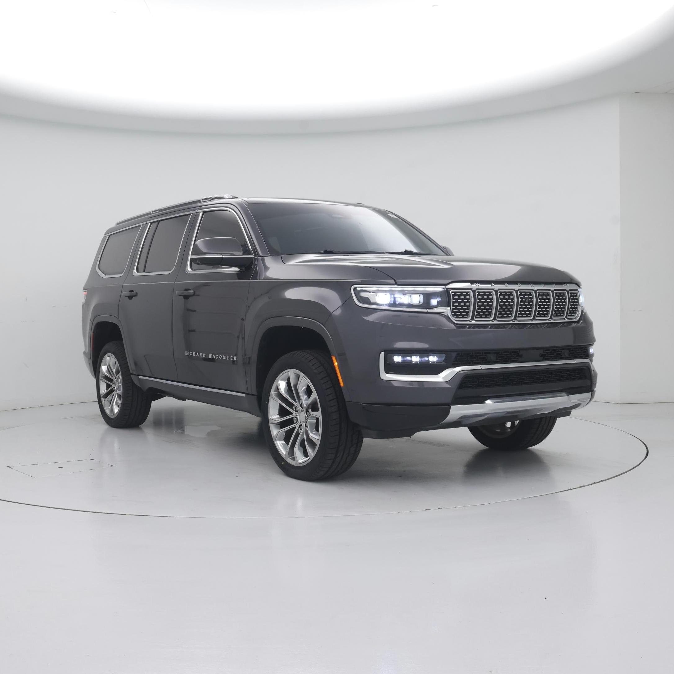 Gray 2022 Jeep Grand Wagoneer SUV / Crossover Four-Wheel Drive Automatic