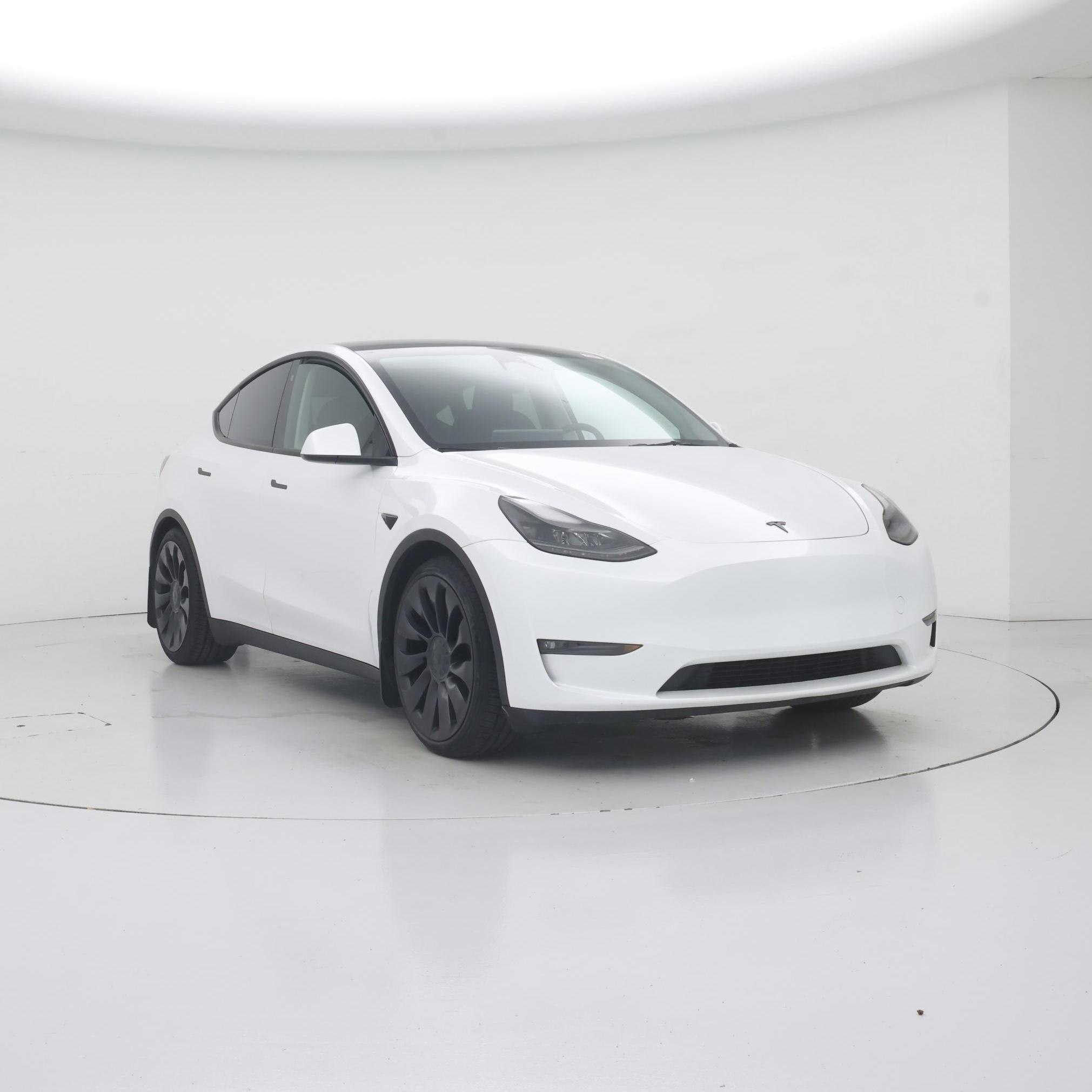 White 2023 Tesla Model Y SUV / Crossover All-Wheel Drive Automatic